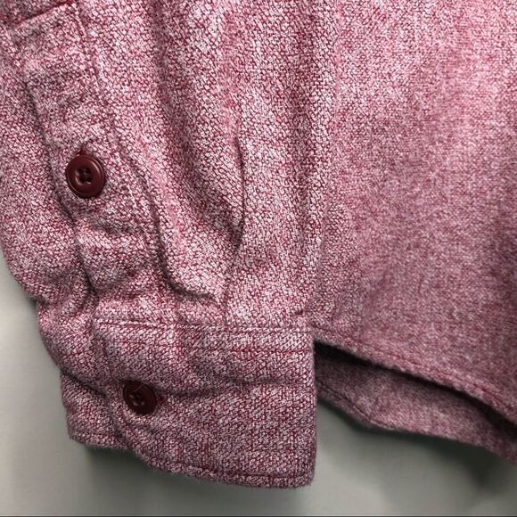 Old Navy Reddish Button Down Shacket 100% Cotton Size XL - Picture 3 of 7